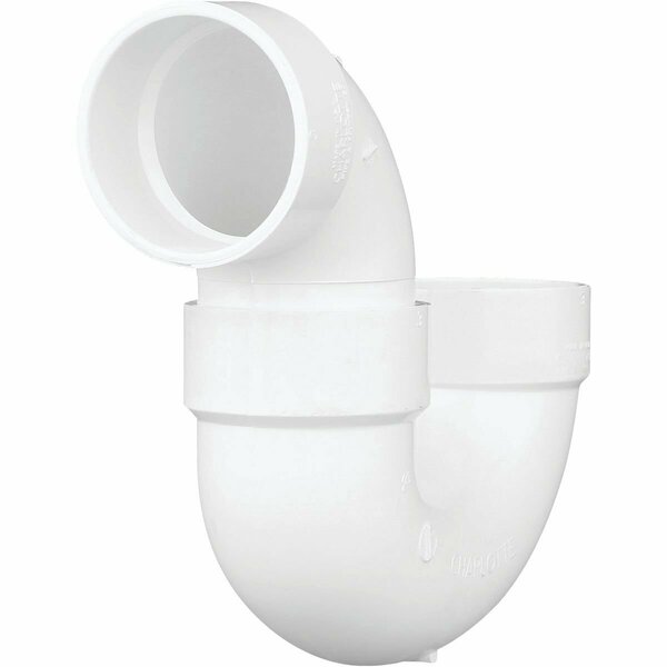 Charlotte Pipe And Foundry 3 In. White PVC P-Trap PVC 00706X 1000HA